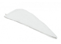 Turban do sauny BIELY, froté