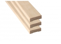 Prekrývacia lišta - Osika 12x42 (2x2,1+1)