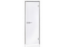 Celosklenené dvere DORADO 8x21, ALU rám, Clear, WC zámok