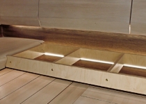 Konštrukcie lavice Cariitti Taive, modul 220x49cm