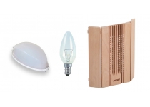 Set svetlo, žiarovka, tienidlo Lux