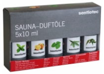 Set saunových aróma, 5x10ml