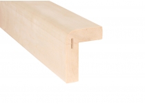 Hrana lavicová - L-profil 2100x80x108mm, Osika