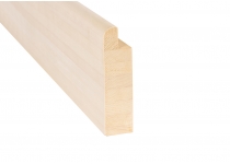 Hrana lavicová - so zubom a oblou hranou 2100x40x140mm, Osika