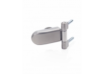 Pánt pre dvere sa dreveným rámom, celosklenené (do zárubne), Abloy šedý