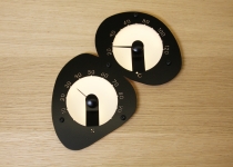 Cariitti vlhkomer/teplomer do sauny, fitinka, čierny