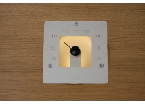 Cariitti vlhkomer do sauny SQ - štvorec, biely 120x120 mm