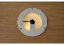 Cariitti teplomer do sauny - guľatý, biely