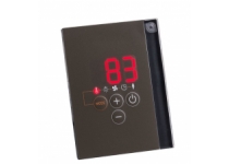 Ovládací panel reguláce SENTIOTEC Professional D2, čierna