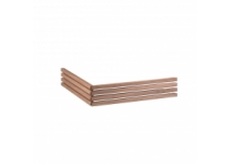 Predaj ukončený: Bezpečnostná ohrádka ku kachliam Qube (12kW, 15kW) - orech