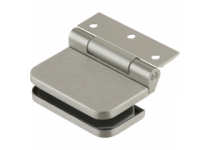 Pánt pre saunové celosklenené dvere (na zárubňu), matný, nerez