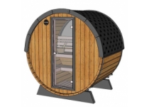 Sudová sauna 160 SMREK, čiastočne presklená, zmontovaná