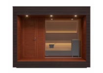 Vonkajšia sauna Auroom Natura 350x350cm, pravá