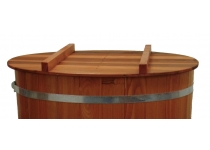 Veko k ochladzovací kadi Kambala 130x79cm, céder