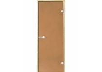 Dvere do sauny HARVIA 8x19, bronzové, 790x1890 mm, borovica