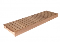 Lavica hotová - modul 4x21 osika THERMOWOOD