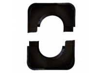 Kryt potrubia pre oceľový komín - čierny