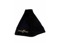 Čiapka do sauny NordicSPA - ČIERNA s výšivkou