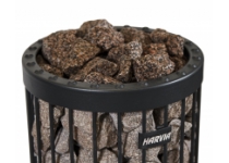 Dekoratívne saunové kamene HARVIA, veľ. 5-10 cm, 10kg, červená žula