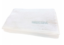 Saunová osuška NordicSPA - WHITE, froté, 100x180 cm