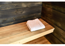 Kilt do sauny NordicSPA - dámsky, BIELÝ, froté, 90x155 cm