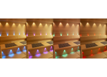 Cariitti RGBW-BLE-G223, sedákový RGB svetelný set do sauny