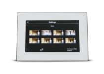 EOS EmoTouch 3, riadiaca jednotka pre suchú aj vlhkú saunu, biela