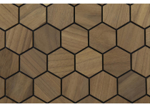 Dekoratívny saunový obklad PROMENADE, abachi thermowood 464x355mm