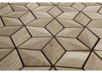 Dekoratívny saunový obklad QUARTZ, dub 424x486mm