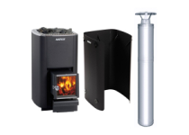 Set kachlí M3 SL s komínom a ochranným štítom