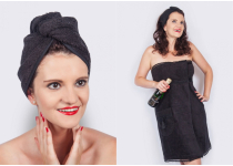 Set pre NI - wellness saunový kilt s turbanom MaryBerry