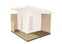 Vyradené:Terasa pre saunu Solide Compact