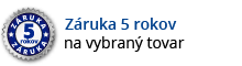 Záruka 5 let na vybrané zboží